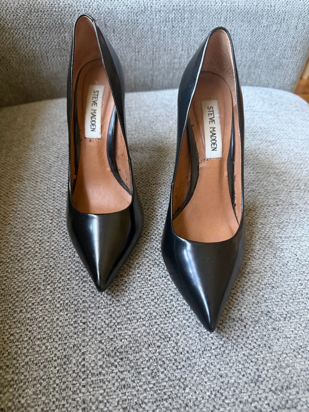 Steve Madden Proto Women's Black Pointed Toe Pumps
